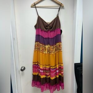 NWT Robbie Bee Multicolor Maxi Dress